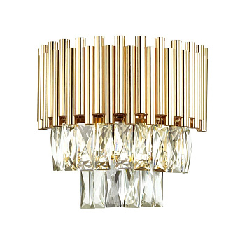 Odeon Light 4120/2W HALL ODL21 369 золото/хрусталь Бра E14 2*40W PALLADA
