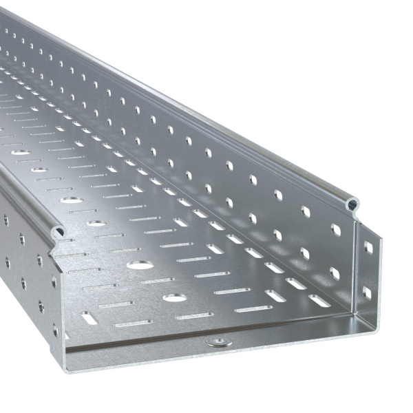 Купить DKC Лоток перфорированный 80х300х4000, 1,2 мм, цинк-ламельный
