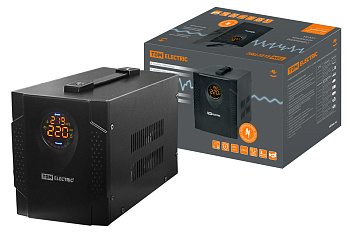 TDM Стабилизатор напряжения СНС1-1-1,5 кВА симисторный переносной SQ1203-0003