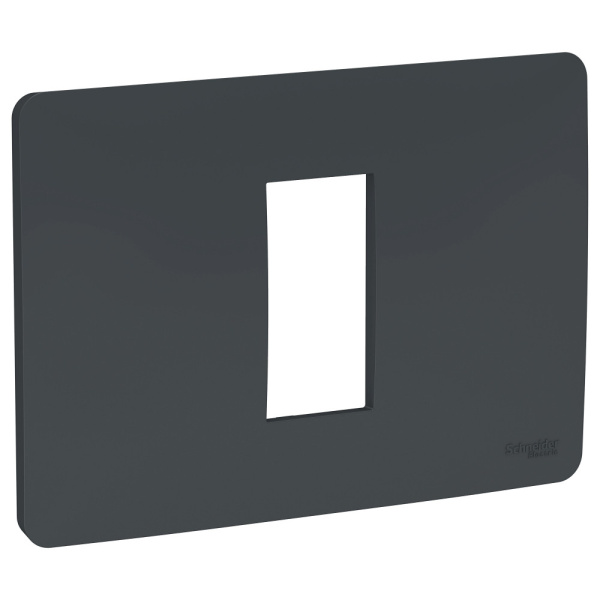 SE Unica Modular Антрацит Рамка 1-модульная NU210154