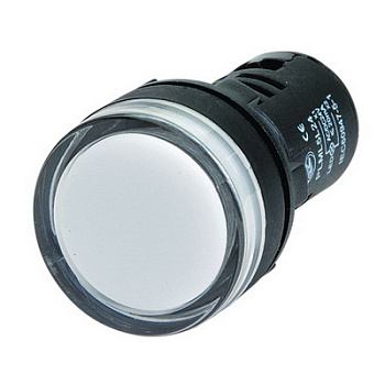 DKC Сигнальный индикатор со встроенным диодом 24В,  белый