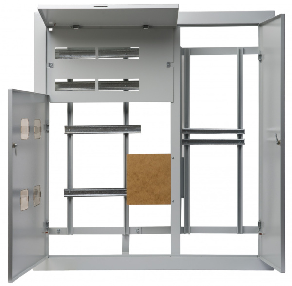 Dekraft Корпус металлический 1010х950х100 для эл. счетчиков без клем. группы IP31 ЩЭ-4-Э