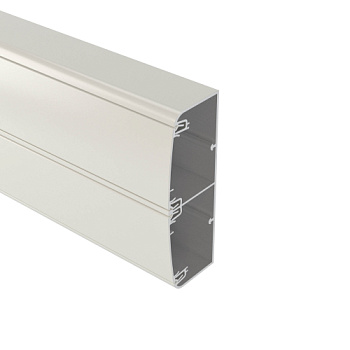 DKC Алюминиевый кабель-канал 140х50 (с 2 крышками), цвет белый