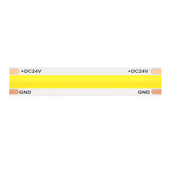 Maytoni Led strip Белый Светодиодная лента 24В COB 12Вт/м 3000K IP20 10182