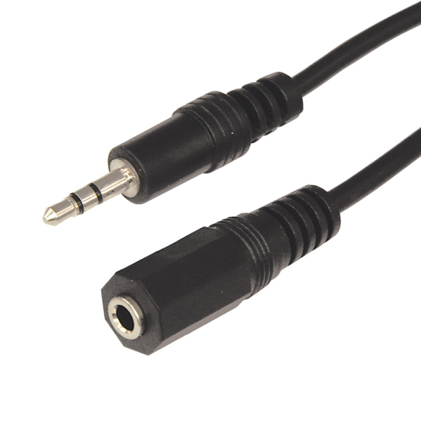 Шнур 3.5мм гнездо стерео - 3.5мм штекер стерео 1.5М Rexant 17-4003