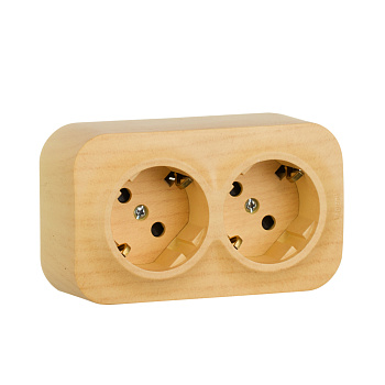 Legrand Quteo Сосна Розетка 2-я с/з с шт 782283