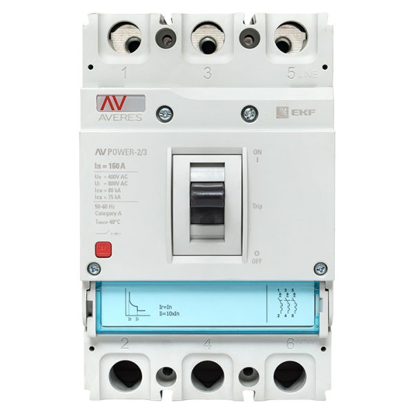 Купить EKF Averes Автоматический выключатель AV POWER-2/3 160А 80kA TR
