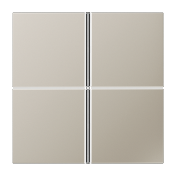 JUNG KNX LS 990 Edelstahl Комплект накладок, 4гр ES2404TSA