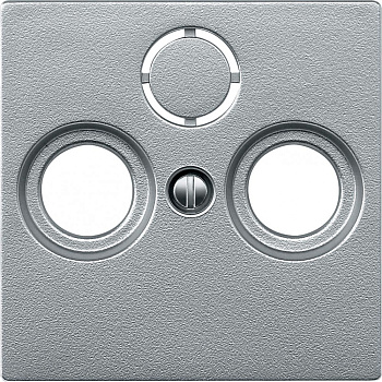 SE Merten SM Алюминий Накладка розетки TV-FM/TV-FM-SAT MTN297560