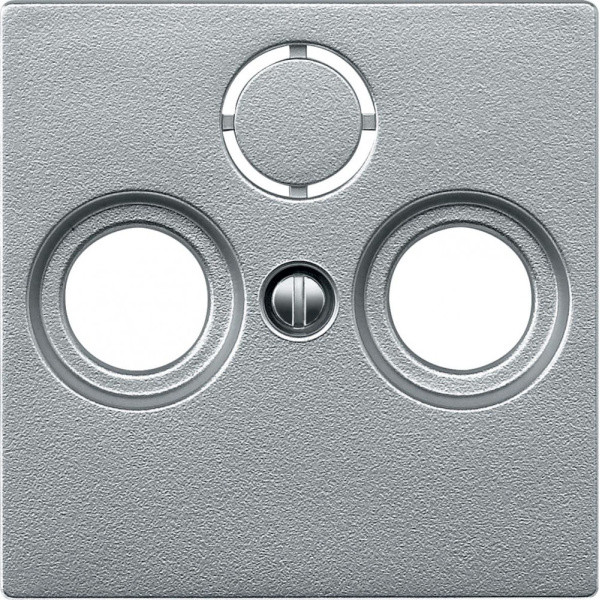 SE Merten SM Алюминий Накладка розетки TV-FM/TV-FM-SAT MTN297560