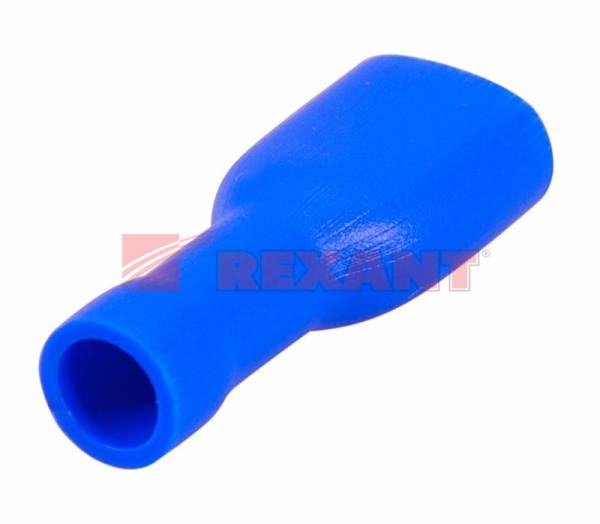 Купить Клемма плоская полностью изолированная гнездо - 6.6мм 1.5-2.5мм² (РППи-м 2.5-(6.3)) Rexant 08-0632