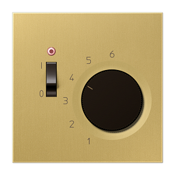 JUNG комнатный термостат, латунь Classic TRME241C