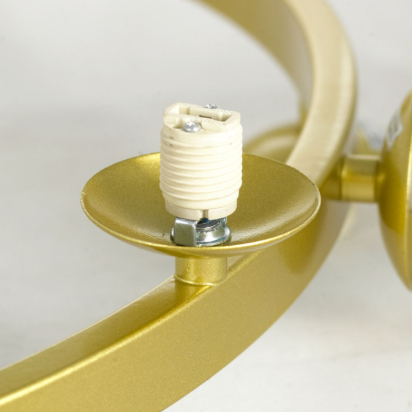 Купить Lussole LSP-8751 LOFT Люстра подвесная без ламп матовое золото