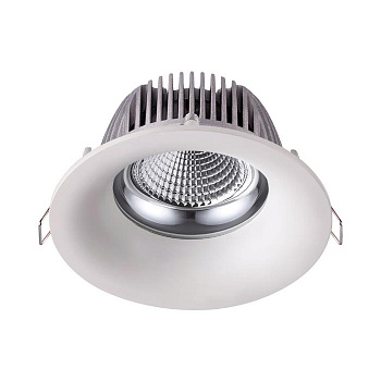 Novotech 358024 NT19 091 белый Встраиваемый светильник IP20 LED 4100К 10W 220V GLOK
