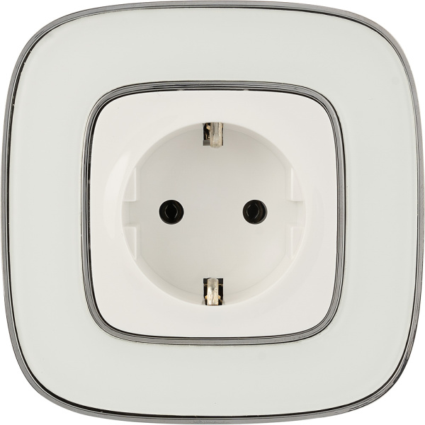 Купить Legrand Valena ALLURE DIY Бел Розетка 1-ая с/з, безвинт.зажим 753721