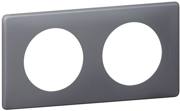 Купить Legrand Celiane2 Перкаль фиолетовая Рамка 2-я (2+2 мод) 066732