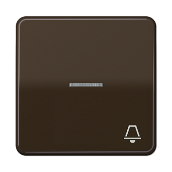 JUNG CD 500/CD plus Коричневая Клавиша 1-ая с/п с символом ЗВОНОК CD590KO5KBR