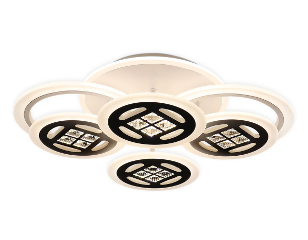 Купить Ambrella Потолочный светодиодный светильник с пультом FA2951/6 WH белый 4200K/3000K+6400K/6400K+3000K 125W 550*405*150 (ПДУ ИК)