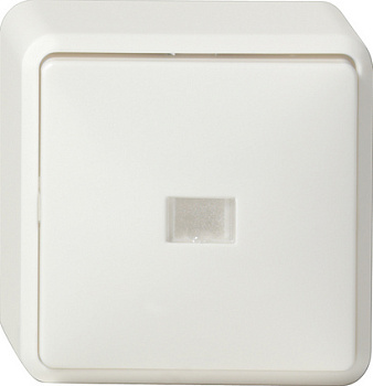 Gira Выключатель сподсветкой и полем для надписи универсальный IP20 011613