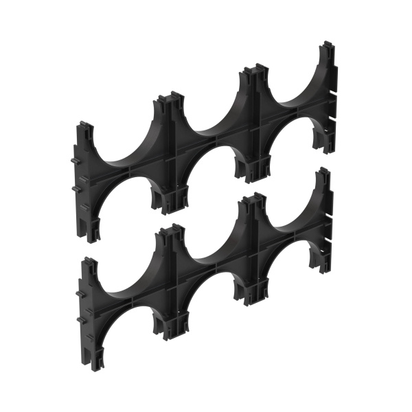 Купить DKC Держатель расстояния (кластер) для двустенных труб с фиксацией, д.110мм,тройной