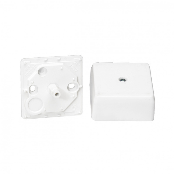 SE Белая Коробка соединительная IP20 60Х60 RAL9003 IMT34351