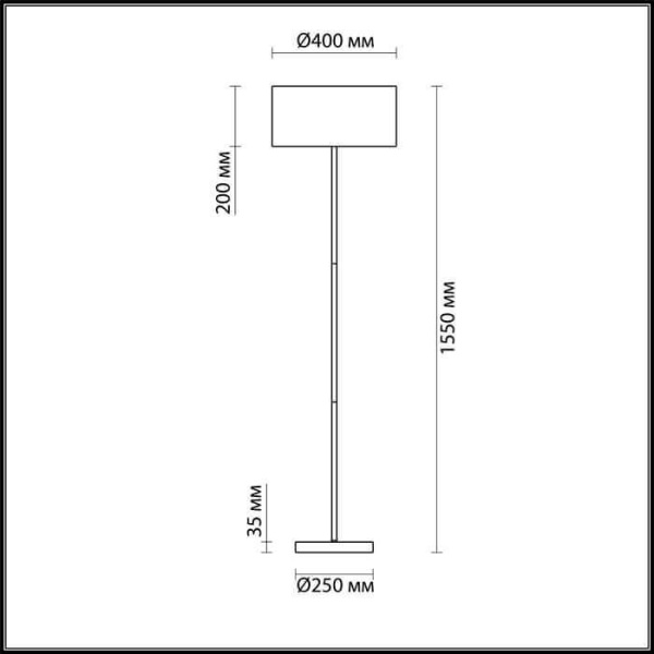 Купить Lumion 3745/2F LN19 086 никель Торшер E27 2*60W 220V NIKKI