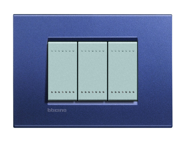 Купить BT LL Синий шелк Рамка прямоугольная, 3 мод LNA4803CB