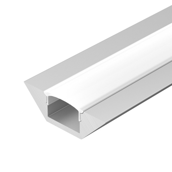 Arlight Профиль с экраном ALU-CORNER-2000 ANOD+FROST (Алюминий) 014900