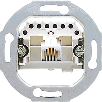 JUNG Мех Розетка ТЛФ 1-ая наклонная, категория 3 UAE8UPO