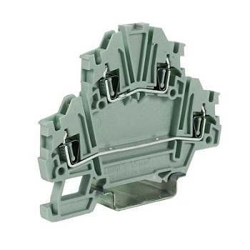 DKC HMD.2/3DC/GR двухуровневый пружиный зажим с диодом