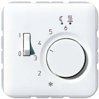 JUNG SL 500 Черный Термостат комнатный, 10(4)А TRSL231SW