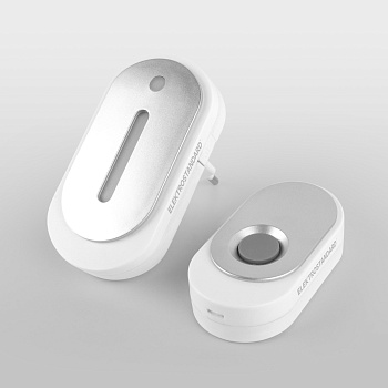 Elektrostandard DBQ28M WL 36M IP20 / звонок электрический бытовой (дверной) Белый / Серебро a056382