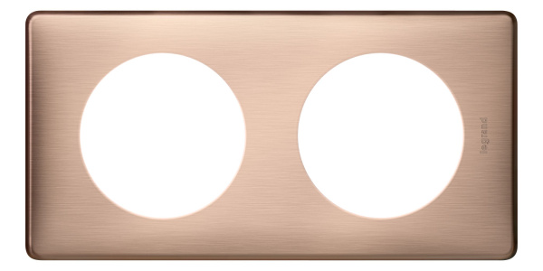 Купить Legrand Celiane2 Медь Рамка 2-я (2+2 мод) 068992