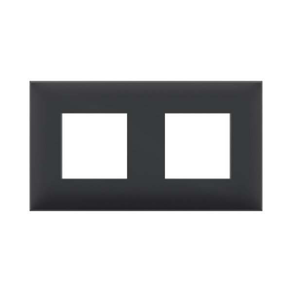 Купить DKC Рамка "Avanti", "Черный матовый", 2 поста (4 мод.)