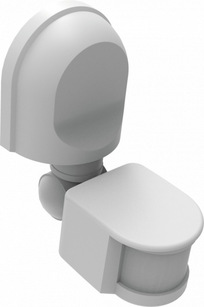 Dekraft Датчик движения инфракрасный ДДИ-101 02 1200Вт 2-12м 180° чёрный