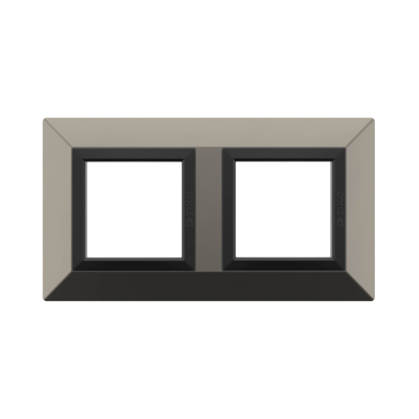 Купить DKC Рамка из металла, "Avanti", никелированная, 2 поста (4 мод.)