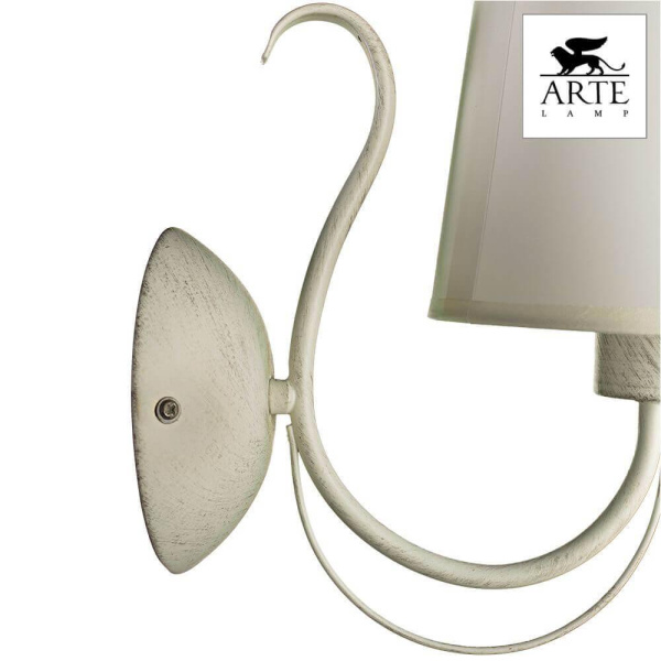 Купить Arte Lamp Orlean Золото/Белый Бра 40W E27 A9310AP-1WG