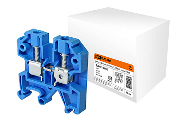 TDM Зажим наборный ЗНИ-4мм2 (JXB35А) синий SQ0803-0002