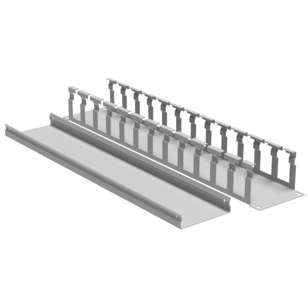 Купить DKC Кабельный органайзер с крышкой 2U, глубина 60 мм, для 19" IT-корпусов, RAL7035