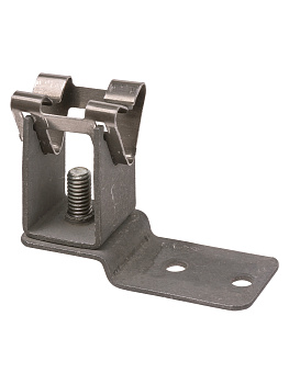 TDM Держатель под черепицу стальной фиксатор для прута Ø8 мм, основание 58 мм, гор. цинк. SQ2402-3223