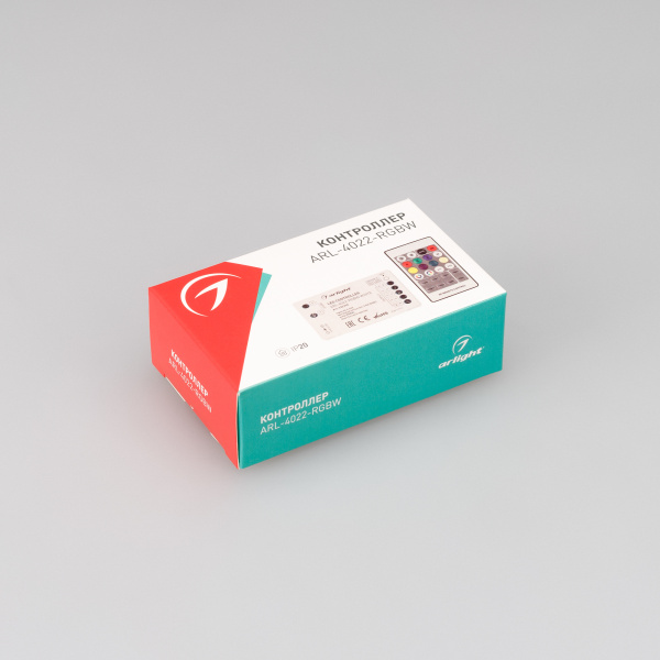 Купить Arlight Контроллер ARL-4022-RGBW White (5-24V, 4x4A, ПДУ 24кн, RF) (IP20 Пластик, 3 года) 032358