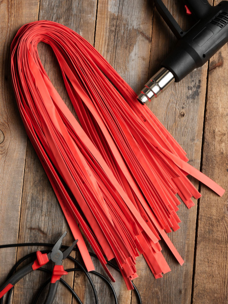 Купить EKF PROxima Термоусаживаемая трубка ТУТ нг 12/6 красная в отрезках по 1м