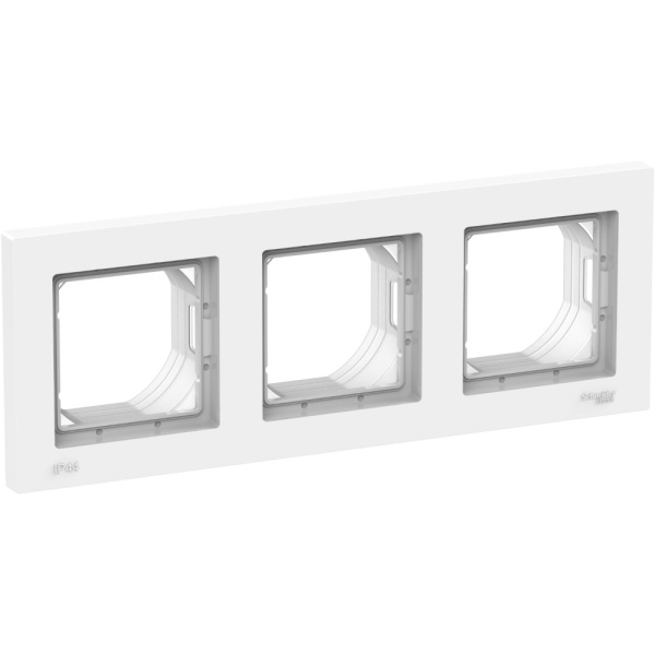 Systeme Electric AtlasDesign Aqua Белый Рамка 3-ая IP44