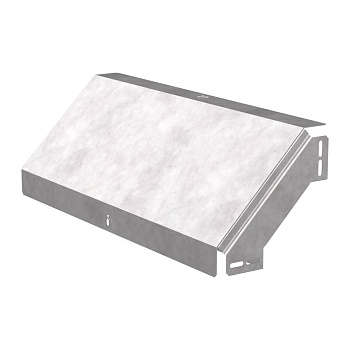 Промрукав Угол вертикальный внешний 90 градусов с крышкой Стандарт 600х80 PR16.0590