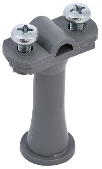 IEK Держатель проводника круглого 6-10мм h=59мм пластик серый