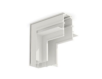 Ambrella Коннектор угловой внутренний для встраиваемого шинопровода Magnetic GL3362 WH белый 85*85*H60