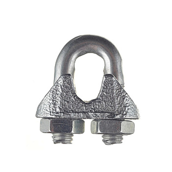 Tech-Krep Зажим троса дугообразный 5 мм DIN 741 (2 шт) - ярлык 102736