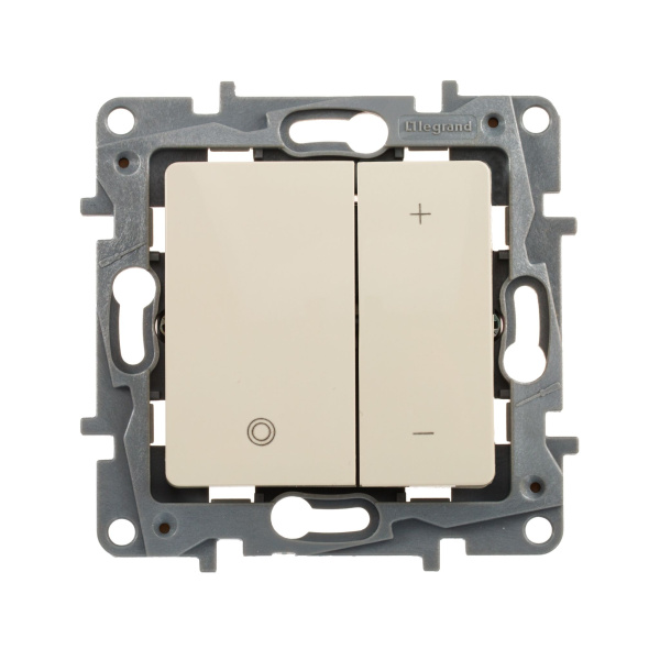 Купить Legrand Etika Слоновая кость Светорегулятор нажимной, 400Вт 672318