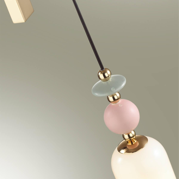 Купить Odeon Light 4861/1WA CLASSIC ODL_EX21 золото/раноцветн./керамика/стекло Бра E14 1*40W CANDY