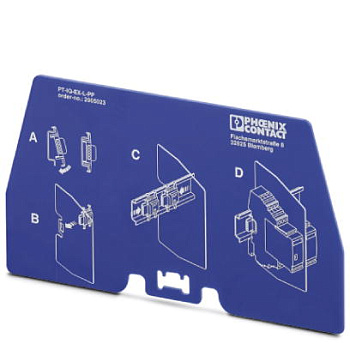 Phoenix Contact Разделительная пластина PT-IQ-EX-L-PP 2905023